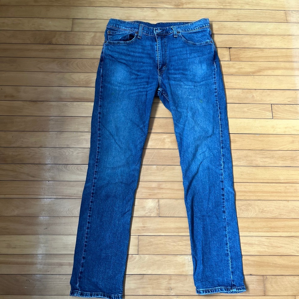 Levis 511 Slim Fit Jeans Mens 36x32 Blue Medium Wash Denim Straight Leg Pants